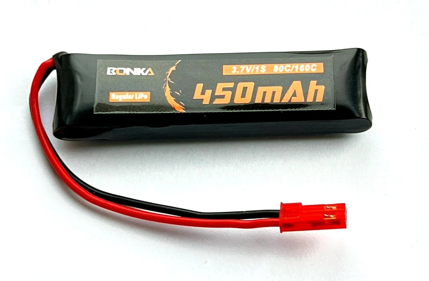 Bonka LiPo 1S 450mAh 3.7V 80C JST 2 Bonka LiPo 1S 450mAh 3.7V 80C JST - Image 2