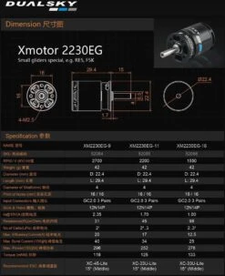 Dualsky XM2230EG-9 2700 RPM/V 42g Outrunner 9 Dualsky XM2230EG-9 2700 RPM/V 42g Outrunner -Remote Control Models Store dualsky xm2230eg 9 2700 rpm v 42g outrunner 50