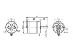 DYS D2225-15 1600 RPM/V 32g Outrunner -Remote Control Models Store dys d2225 15 1600 rpm v 32g outrunner 40