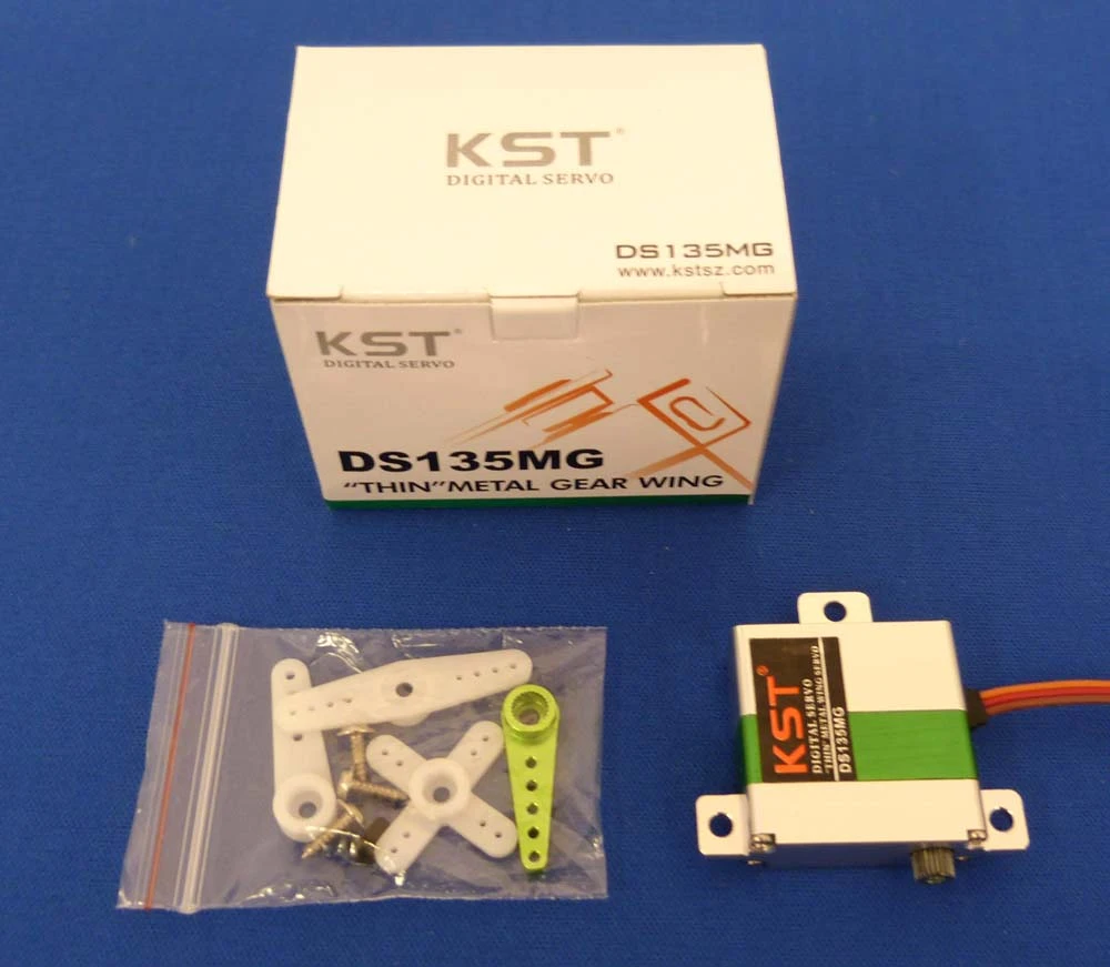 KST DS135MG MINI WING Servo - 5.2Kg.cm 0.12s 23.0g 10mm 2 KST DS135MG MINI WING Servo - 5.2Kg.cm 0.12s 23.0g 10mm - Image 2