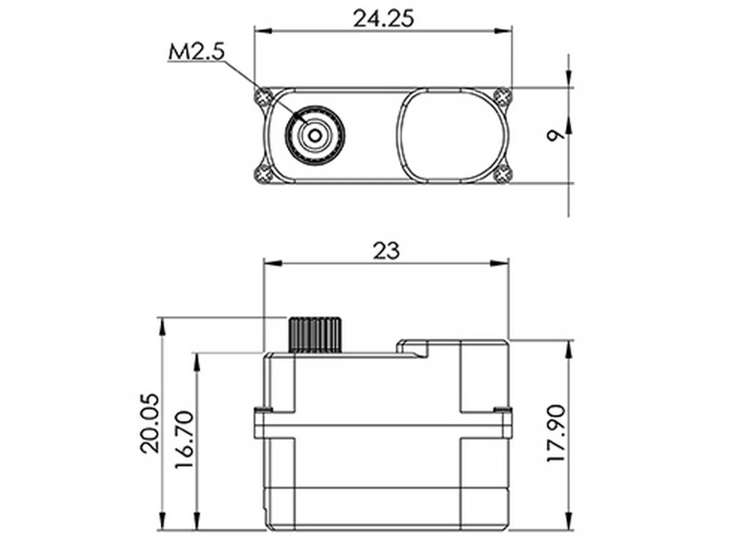 MKS DS75K-N Servo - 2.4Kg.cm 0.13s 7.4g 9mm 2 MKS DS75K-N Servo - 2.4Kg.cm 0.13s 7.4g 9mm - Image 2