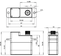 MKS HV6100 Servo - 3.4Kg.cm 0.10s 9.8g 10mm 9 MKS HV6100 Servo - 3.4Kg.cm 0.10s 9.8g 10mm -Remote Control Models Store mks hv6100 servo 3 4kg cm 0 10s 9 8g 10mm 50