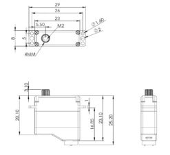 MKS HV6120H Servo - 5.4Kg.cm 0.08s 11.0g 8mm 7 MKS HV6120H Servo - 5.4Kg.cm 0.08s 11.0g 8mm -Remote Control Models Store mks hv6120h servo 5 4kg cm 0 08s 11 0g 8mm 100